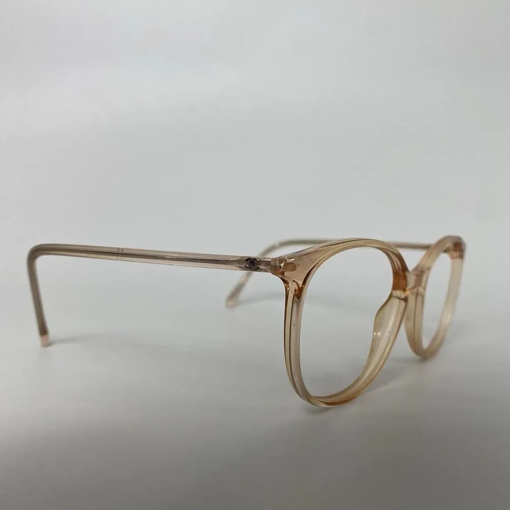 CHANEL 3282 c. 1681 Beige Crystal Eyeglass Frames 52 18 140 Italy Women’s